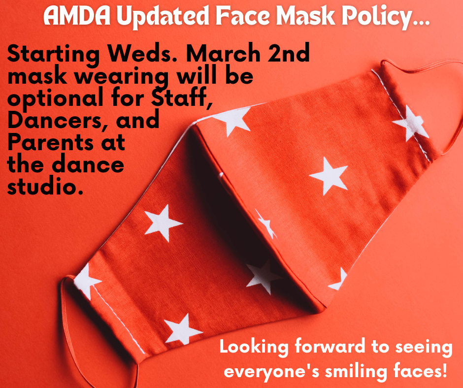 Updated mask policy for March 2022
